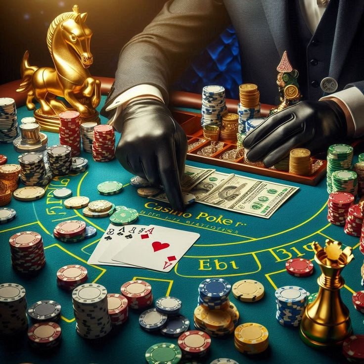 Bàn chơi poker và xì tố trực tiếp trong sảnh game casino online w888